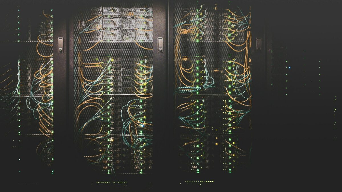 Picture of server rack